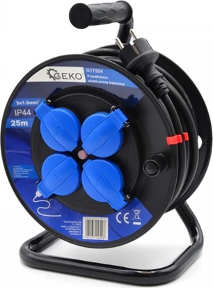 Attēls no Geko PRZEDUACZ ELEKTRYCZNY BBNOWY 3X1.5MM2 25M IP44 (1) G17504 GEKO