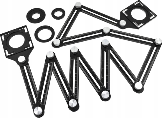 Picture of Geko Szablon-Przymiar do otworów pytek 12 ramion