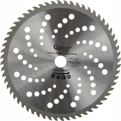 Attēls no Geko Tarcza do drewna 205x20x60T(otwory)(50)
