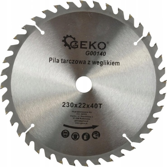 Picture of Geko Tarcza do drewna 230x22x40T (40/50)