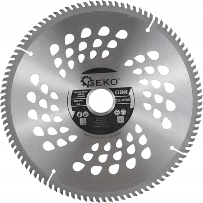 Attēls no Geko Tarcza do drewna 255x30x100T(otwory) (25)