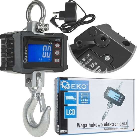Picture of Geko Waga hakowa magazynowa elektroniczna 1000kg (10)