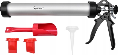 Attēls no Geko Wyciskacz aluminiowy do mas szpachlowych + kocówki (10)