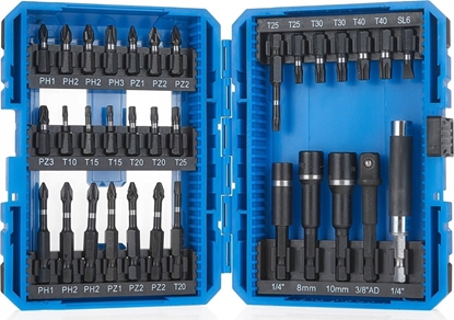 Attēls no Geko Zestaw bitów udarowych do wkrtarki 33el. S2 (20)