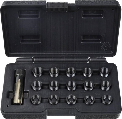 Attēls no Geko ZESTAW DO NAPRAWY GWINTÓW I WIEC ZAPONOWYCH 16EL. M14X1.25 (20) G02792 GEKO