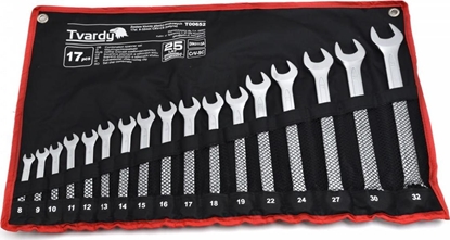 Attēls no Geko ZESTAW KLUCZY PASKO-OCZKOWYCH 17EL. 8-32MM CRV-CS (SATYNA)(6) T00652 GEKO