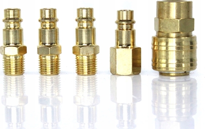 Attēls no Geko Zestaw szybkozczek pneumatycznych 5el. (100)