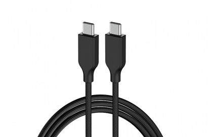 Picture of GENIUS nabíjecí kabel ACC-C2CC-3A, 150cm, USB-C na USB-C, 3A, PD60W, opletený, erný