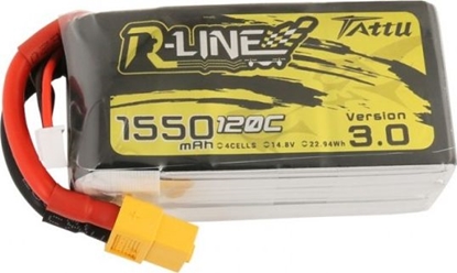 Attēls no Gens Ace & TATTU Akumulator Tattu R-Line Version 3.0 1550mAh 14,8V 120C 4S1P XT60