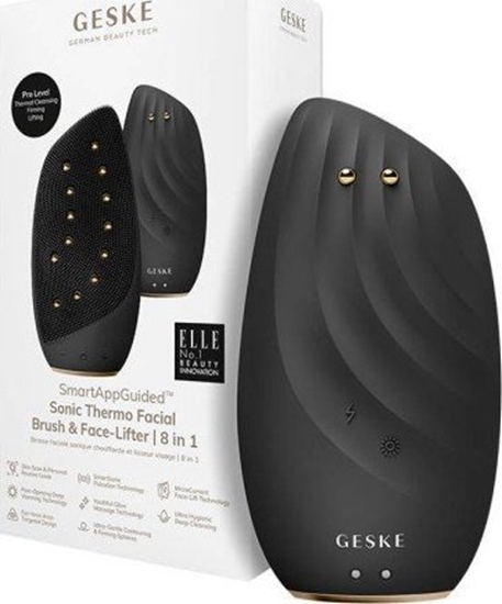 Picture of Geske Soniczna szczoteczka termiczna & lifting do twarzy 8w1 Geske z Aplikacj (szary)