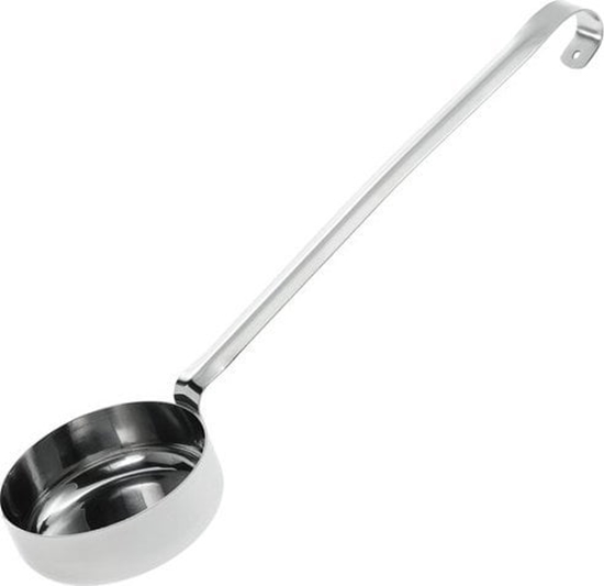 Picture of GI.METAL Stainless steel flat bottom dose ladle. 90 gr capacity
