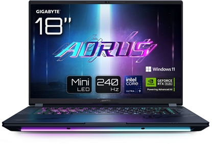 Picture of GIGABYTE AORUS Master 18 AM8H BYHC5DED65SP Gaming Laptop, Core Ultra 9 275HX, RTX 5080