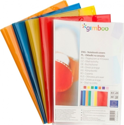 Picture of Gimboo Okadka na zeszyt GIMBOO, krystaliczna, A5, 150mikr., zielona
