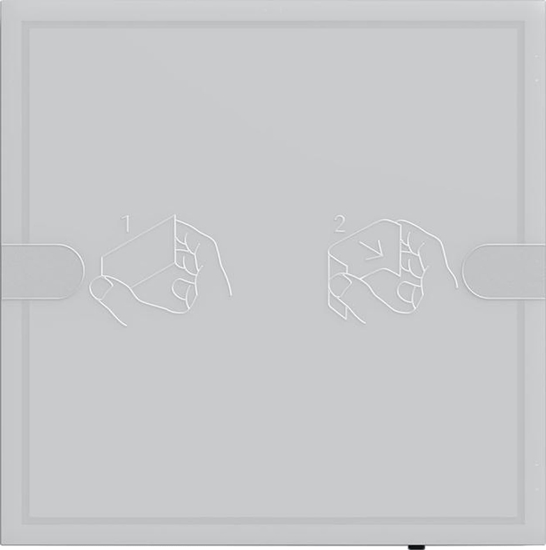 Picture of GIRA czujnik przyciskowy 4 Komfort 1x KNX TS4 antracytowy 5001028