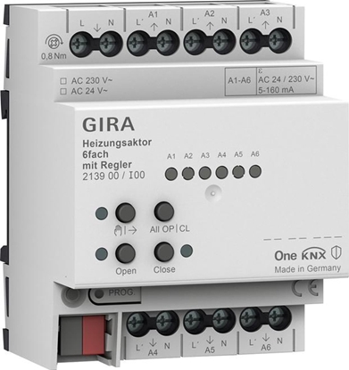 Picture of GIRA GIRA aktor grzewczy 6x regul. KNX ONE 213900