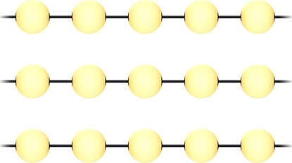 Изображение Girlanda owietleniowa, 15 x 1W, 15 x 60lm, 2500K, 10,5m