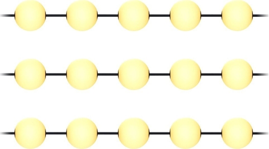 Изображение Girlanda owietleniowa, 15 x 1W, 15 x 60lm, 2500K, 10,5m