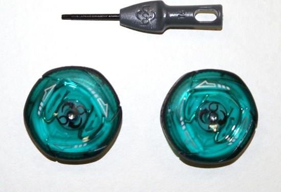 Picture of Giro Pokrto boa do butów GIRO BOA IP1 CVR (cay zestaw z linkami BOA nr: b1840-936) 2szt zielone przeroczyste