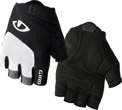 Attēls no Giro Rkawiczki rowerowe mskie Bravo GEL czarno-biae r. XXL (GR-7085653)