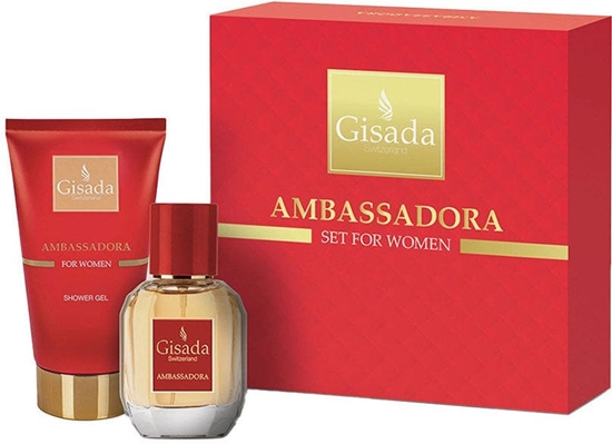Picture of Gisada Ambassadora For Woman Giftset rinkinys moterims (EDP, 50 ml + duo el, 100 ml)