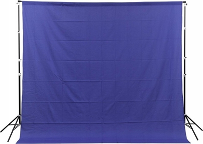 Изображение GlareOne GlareOne Blue Screen - niebieskie to materiaowe 3x3