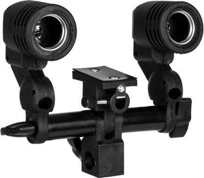 Изображение GlareOne Oprawka podwójna studyjna GlareOne do owietlenia cigego 2x E27