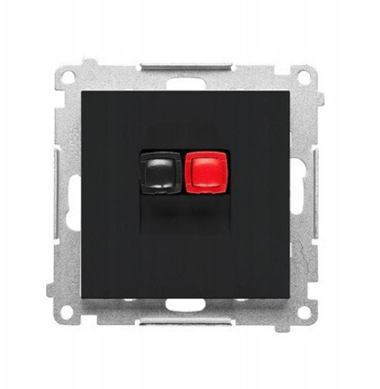 Picture of Gniazdo gonikowe Kontakt-Simon 55 TGL1.01/149 pojedyncze modu, przekrój przewodów dla wejcia i wyjcia 2,5 mm2 czarny mat