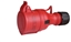 Изображение Gniazdo przenone 32A 5P 400V czerwone TWIST GPP TYP B 32/5 IP44 921885