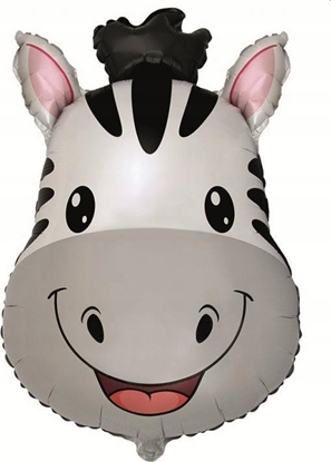 Изображение GoDan Balon foliowy 24" FX - Zebra (gowa), pakowany