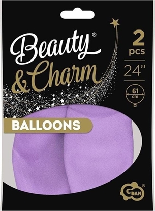 Изображение GoDan Balony Beauty&Charm makaronowe lawenda 61cm 2szt