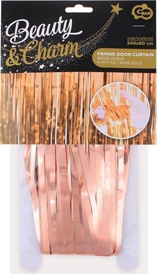 Picture of GoDan Kurtyna róowe zoto 90x240cm