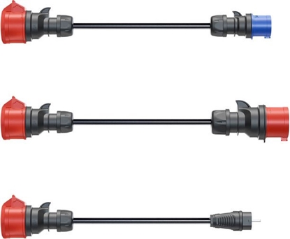 Изображение Go-e Gemini flex 11 kW zestaw adapterów 3szt. (CH-04-33)