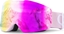Picture of Gogle narciarskie Qunature Pink bezramkowe - róowe