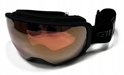 Attēls no Gogle zimowe GIRO COMP BLACK WHITE INDICATOR (Szyba lustrzana kolorowa VIVID-Carl Zeiss ROSE GOLD 19-42% S2 + Szyba lustrzana kolorowa VIVID-Carl Zeiss INFRARED 50% S1) (NEW 2024/2025)