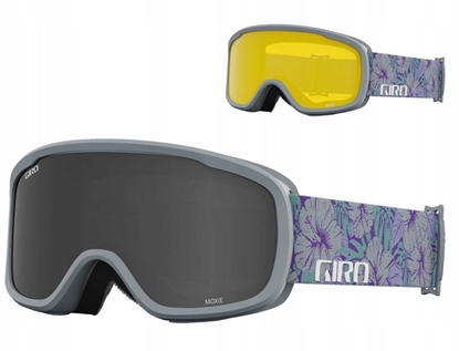 Attēls no Gogle zimowe GIRO MOXIE GREY BOTANICAL (szyba ULTRA BLACK + YELLOW 77% S1) (NEW 2023/2024)