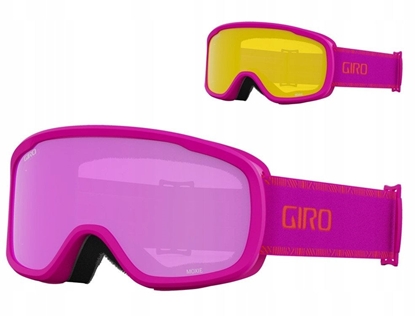 Attēls no Gogle zimowe GIRO MOXIE PINK CHUTE (szyba AMBER PINK 19-42% S2 + YELLOW 77% S1) (NEW 2023/2024)