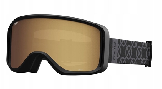 Picture of Gogle zimowe GIRO SAGEN BLACK MONGRAM (szyba AMBER GOLD 19-42% S2) (NEW 2024/2025)