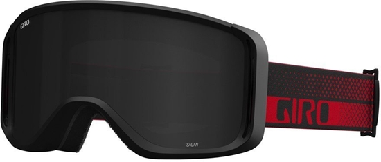 Picture of Gogle zimowe GIRO SAGEN RED FLOW (szyba ULTRA BLACK 00% S2) (NEW 2024/2025)