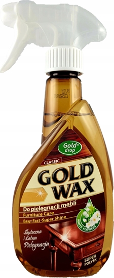 Picture of Gold Wax Gold Wax - Pyn do czyszczenia i pielgnacji mebli w spray'u - 400 ml