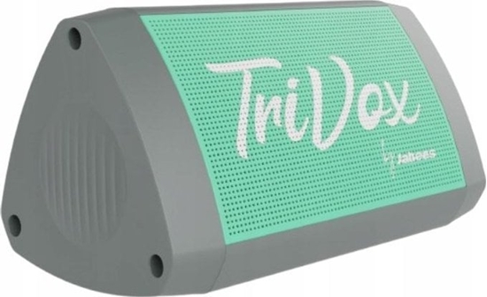 Изображение Gonik Bluetooth Jabees Trivox 7w Wodoodporny Ip66 + Aux Radio Fm Microsd / Szaro - Zielony / Aqua