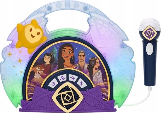 Picture of Gonik Ekids BoomBox Gonik Bluetooth + Mikrofon Karaoke 2w1 Wish yczenie Disney / WH-115.EMV23MI
