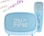 Изображение Gonik Mikrofon Zestaw 2w1 Karaoke Na Bluetooth Aux Microsd Dla Dziecka / Myfirst Voice 2/ Niebieski