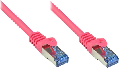 Attēls no Good Connections Good Connections Alcasa GOOD CONNECTIONS - Patch- Cable - RJ- 45 (M) - RJ- 45 (M) - 0.5 m - pairs in metal foil (PiMf) - (Cat. 6a) - halogen free - magenta (8060- H005M)