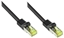 Attēls no Good Connections RJ45 Patch Cable with Cat.7 Raw Cable and Snap-in Protection (RNS®), S / FTP, PiMF, Halogen Free, 600MHz, OFC, Black, 15m, Good Connections® (8070R-150S)