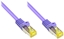 Изображение Good Connections RJ45 Patch Cable withCat.7 RohCable and latch protection (RNS), S/FTP, PiMF, halogen free, 600MHz, OFC, violet, 0,25m, Good Connections (8070R- 003V)