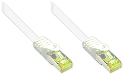 Attēls no Good Connections RJ45 Patch Cable withCat.7 RohCable and latch protection (RNS), S/FTP, PiMF, halogen free, 600MHz, OFC, white, 0,15m, Good Connections (8070R- 002W)