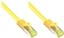 Picture of Good Connections RJ45 Patch Cable withCat.7 RohCable and Rastnasenschutz (RNS), S/FTP, PiMF, halogen free, 600MHz, OFC, yellow, 0,5m, Good Connections (8070R- 005Y)