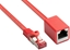 Picture of Good Connections RNS Patch cable extension with latch protection, Cat. 6, S/FTP, PiMF, PVC, 250MHz, OFC, CU, red, 0,5m, Good Connections (8063VR- 005R)