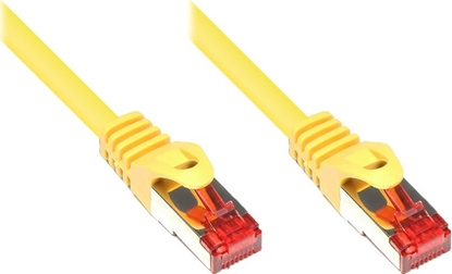 Изображение Good Connections RNS Patch Cable with Rastnasenschutz, Cat. 6, S/FTP, PiMF, PVC, 250MHz, yellow, 7,5m, Good Connections (8060- 075Y)