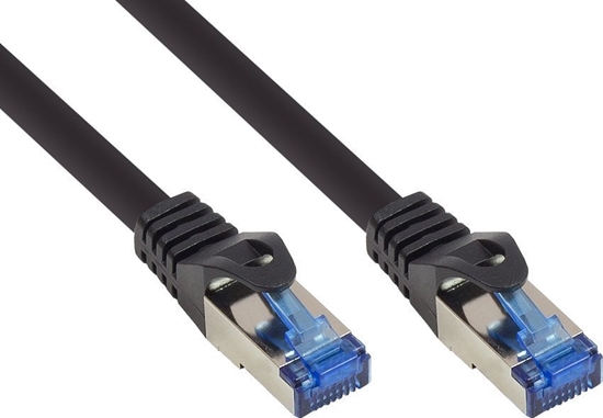 Picture of Good Connections RNS® Patch cable Smart FLEX, Cat.6A, S / FTP, PiMF, halogen free, 500MHz, black, 2m, Good Connections® (8060-SF020S)